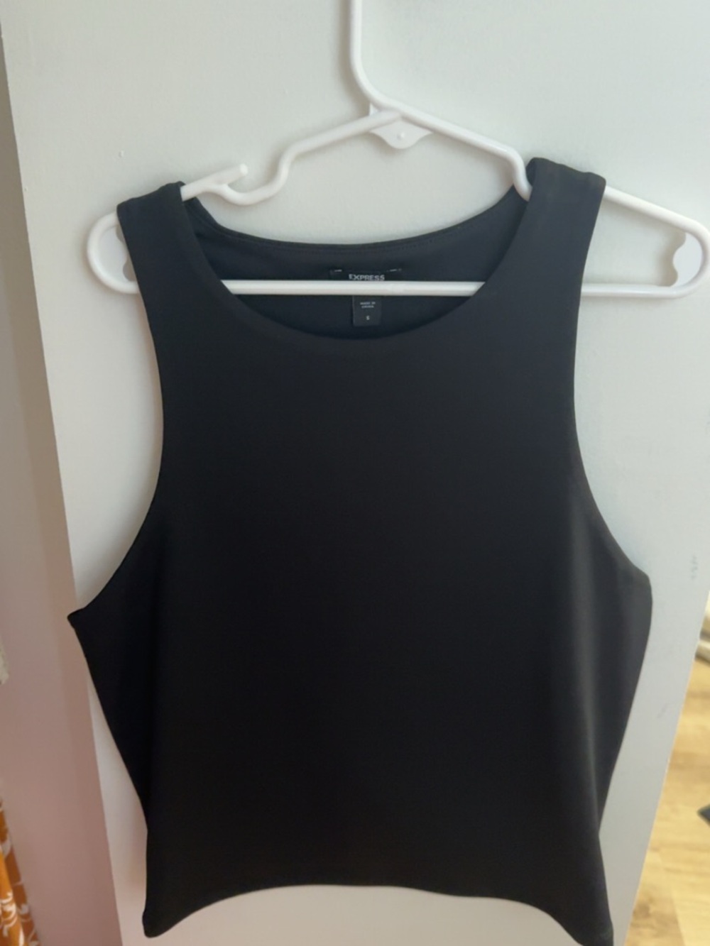 Express Black Scoop Neck Sleeveless Tank